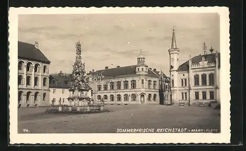 AK Reichstadt, Marktplatz