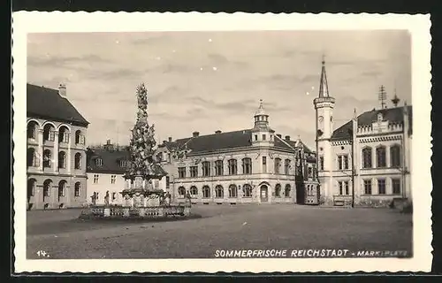 AK Reichstadt, Marktplatz