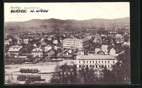 AK Grottau / Hradek Nad Nisou, Panorama