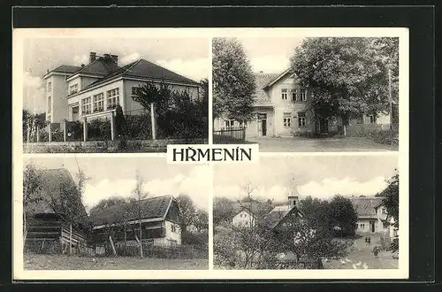 AK Hrmenin, Villa, Kirche & Gasthaus
