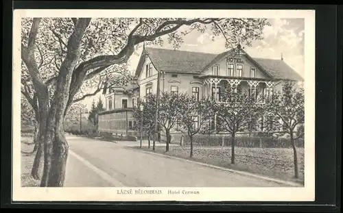 AK Lázne Belohrad, Hotel Cerman