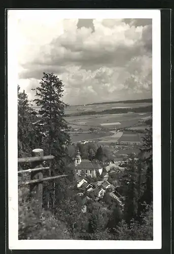 AK Orlické hory-Letovisko Potstejn, Pohled od hradni studny