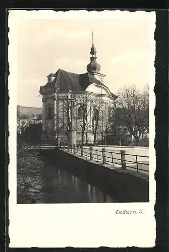 AK Smirice n.L., Brücke zur Kirche