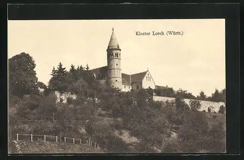 AK Lorch /Württ., Blick zum Kloster Lorch