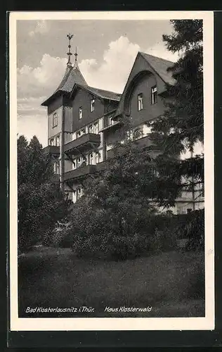 AK Bad Klosterlausnitz i. Thür., Haus Klosterwald