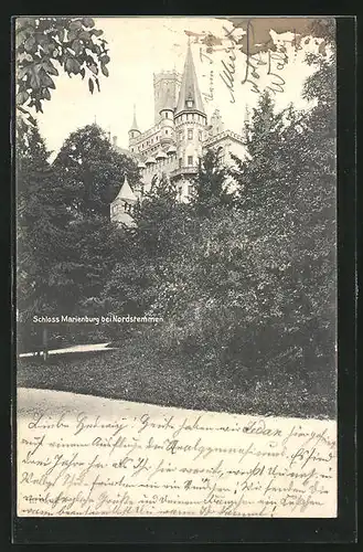 AK Nordstemmen, Blick auf das Schloss Marienburg