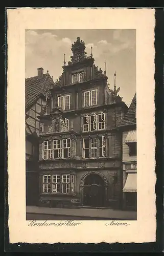 AK Hameln a. d. Weser, Blick auf das Museum