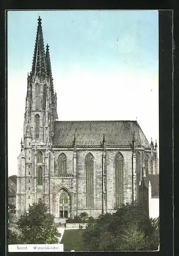 AK Soest, Totalansicht der Wiesenkirche