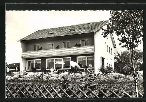 AK Lützenhardt / Schwarzwald, Hotel-Cafe Panorama, Inh. Linus Wild