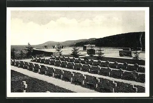 AK Heidelberg, Gräber auf dem Ehrenfriedhof