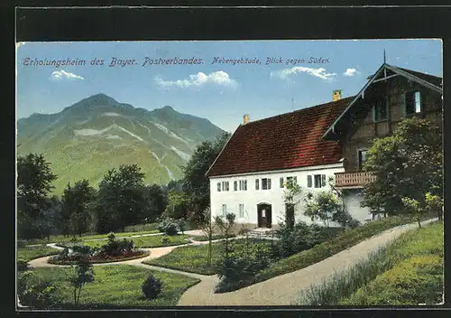 AK Brannenburg, Erholungsheim des Bayer. Postverbandes, Nebengebäude