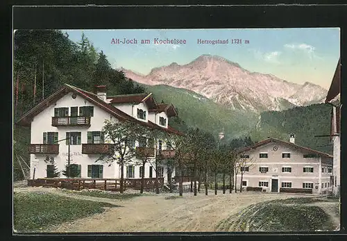 AK Kochel am See, Gasthaus Alt-Joch