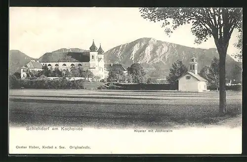 AK Schlehdorf am Kochelsee, Kloster und Jocheralm