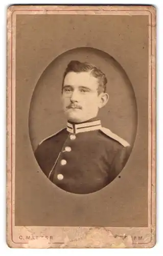 Fotografie C. Maetere, Potsdam, Junger Soldat in Uniform