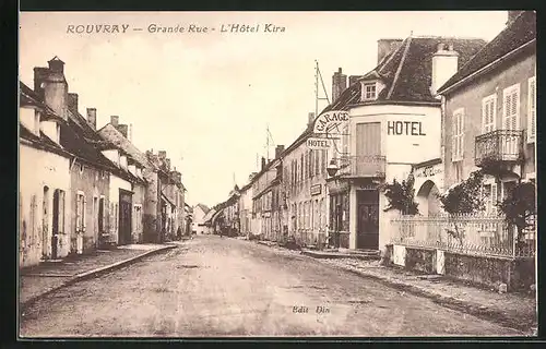 AK Rouvray, Grande Rue et L`Hotel Kira