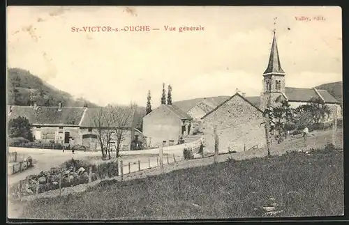 AK Saint-Victor-sur-Ouche, Vue gènèrale