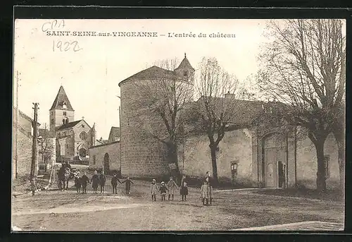 AK Saint-Seine-sur-Vingeanne, L`Entrèe du Chateau