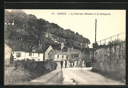 AK Semur, Le Pont des Minimes et les Remparts