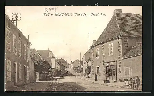 AK Ivry-en-Montagne, Grande Rue