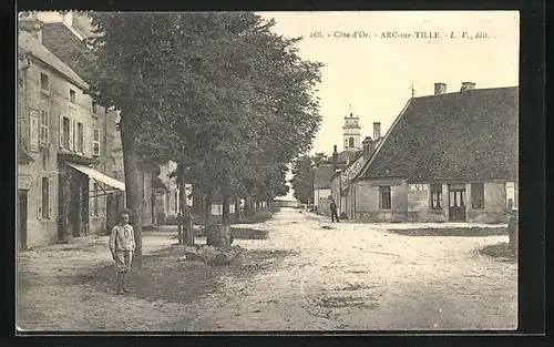 AK Arc-sur-Tille, Strassenpartie