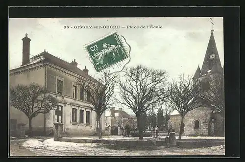 AK Gissey-sur-Ouche, Place de l`Ècole