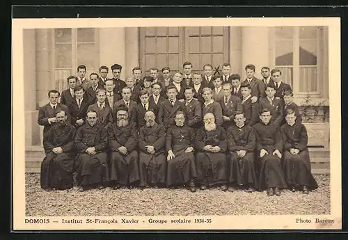 AK Domois, Institut St-Francois Xavier - Groupe scolaire 1934 /35