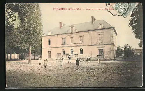 AK Esbarres, Mairie et Ecole Des Garcons