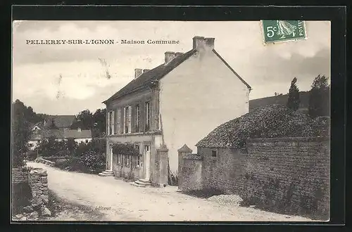 AK Pellerey-sur-l`Ignon, Mainson Commune