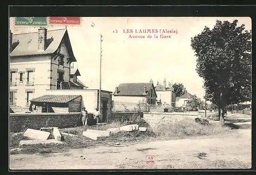 AK Les Laumes, Avenue de la Gare