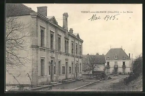 AK Verrey-sous-Salmaise, La Mairie