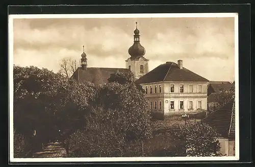 AK Kozlany, Stara Skola, kterou navstevoval pres. Dr. E. Benes.