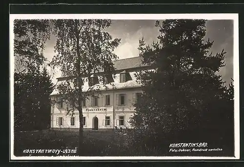 AK Konstantinovy Lázne, Hotel Finkenheim