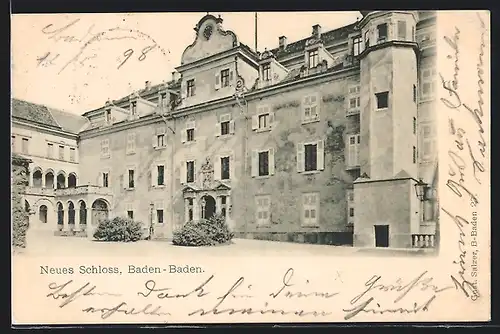 AK Baden-Baden, Neues Schloss