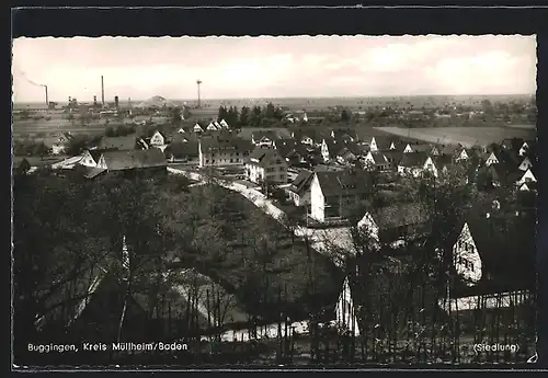 AK Buggingen bei Müllheim /Baden, Ortsansicht bei Tag