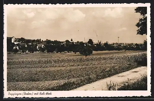 AK Buggingen /Baden, Ortsansicht mit Kali-Werk