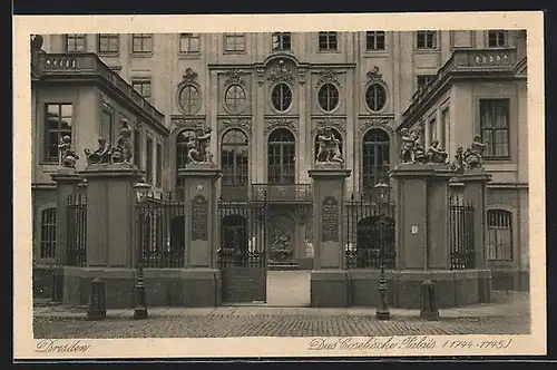 AK Dresden, das Cosel'sche Palais
