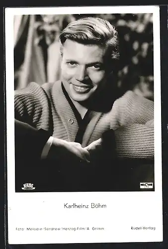 AK Schauspieler Karlheinz Böhm in Schwedenmädel