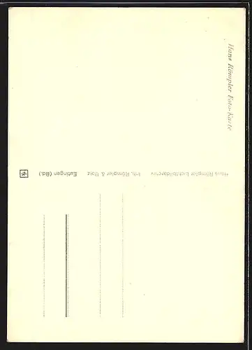 AK Wildbad /Schwarzwald, Gasthaus Bellosa an der Eur, Eingang Wilhelmstr. 25