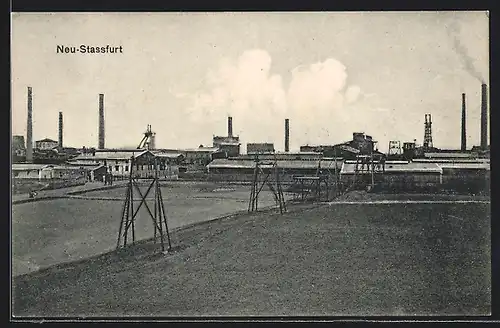 AK Stassfurt, Salzbergwerk Neu-Stassfurt, Fabrikgelände
