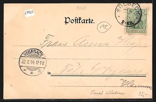 AK Sülbeck, Gasthaus Sülbecker Krug und Stollen
