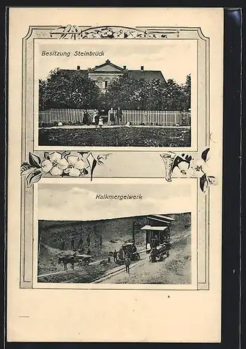 AK Steinbrück, Blick auf Kalkmergelwerk