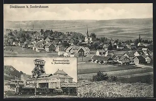 AK Stockhausen b. Sondershausen, Am Petersenschacht, Ortsansicht