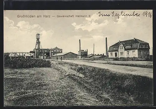 AK Grossrhüden am Harz, Gewerkschaft Hermann II, Salzbergwerk
