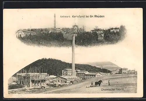 AK Gr. Rhüden, Kaliwerk Karlsfund und Chemische Fabrik