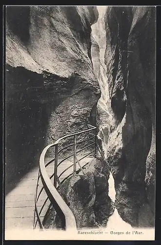 AK Meiringen, Aareschlucht