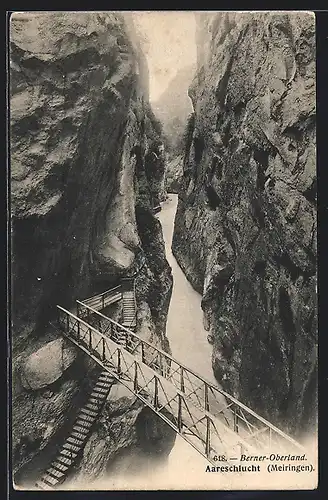 AK Meiringen, Aareschlucht