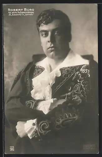AK Opernsänger Robert Burg als Eskamillo in Carmen