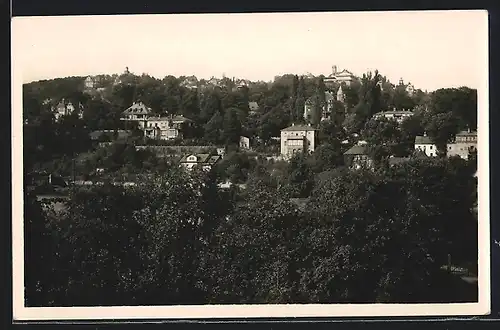 Foto-AK Dresden, Blick nach dem Luisenberg