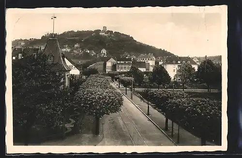 AK Durlach, Turmberg-Restaurant Friedrichshöhe A. Münzer