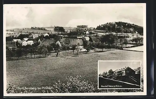 AK Dresden, Gasthof Meix bei Pillnitz, Dorf Borsberg bei Pillnitz